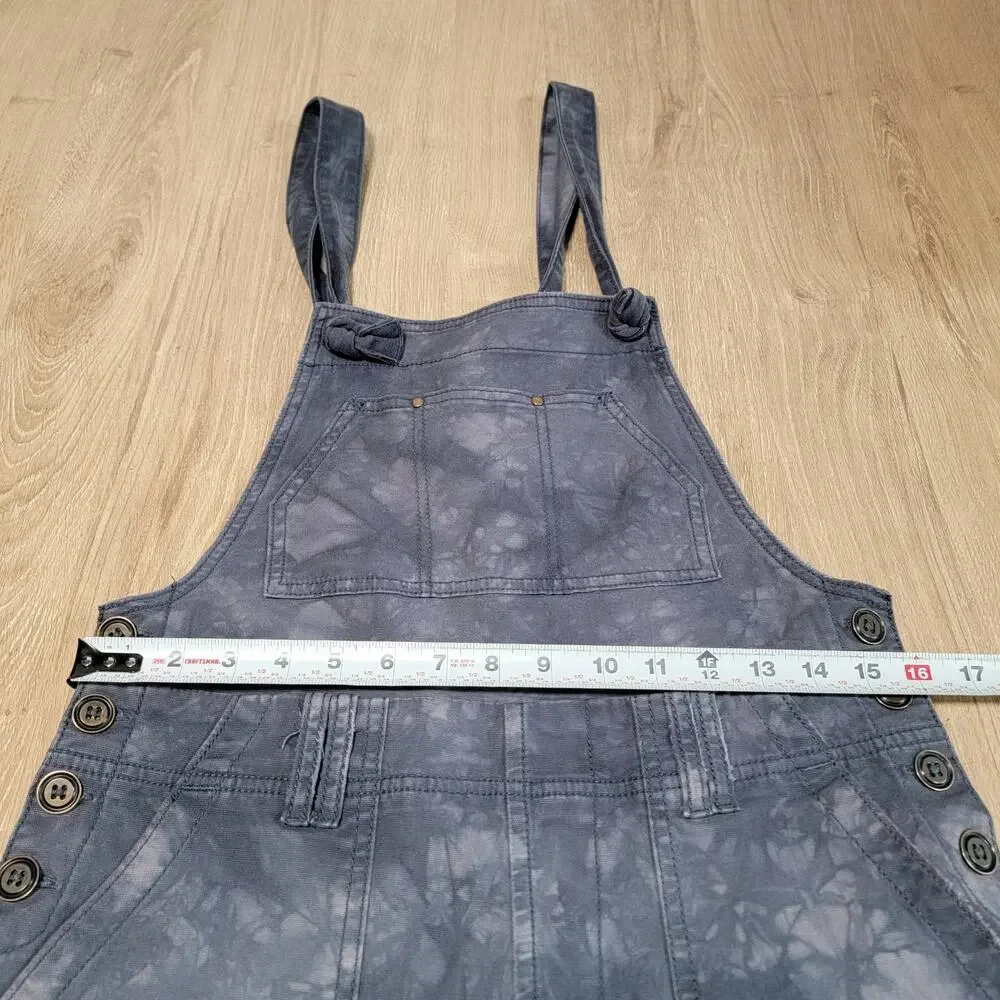 Anthropologie The Wanderer Tie Dye Overalls Size 27/4 Jumpsuit Blue Straight Leg